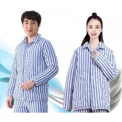 TAISHUN Vêtements pour patients d'hôpital en coton respirant et absorbant l'humidité