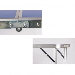Tables et chaises d'extérieur Table pliante en alliage d'aluminium Portable