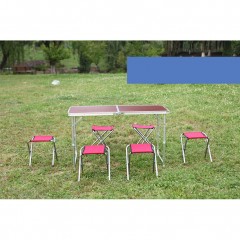 Tables et chaises d'extérieur Table pliante en alliage d'aluminium Portable