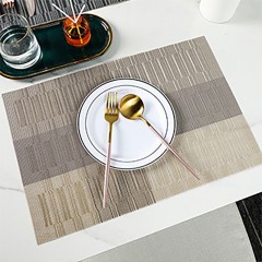 Nappe de table en PVC tissé