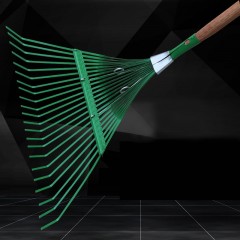 YINGHUI  Râteau 22 dents en acier vert à haute teneur en carbone