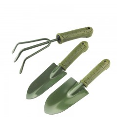 DEAO Outils de jardinage à main ensemble de trois pièces poignée en plastique en fer pulvérisé en plastique