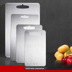 Planche à découper épaissie en acier inoxydable