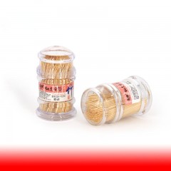 Cure-dents double tête en bambou en boîte de 300 pièces
