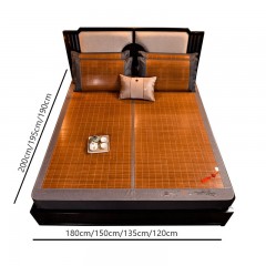 Housse de lit en bambou pliable