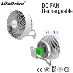Ventilateur de dortoir à batterie au lithium