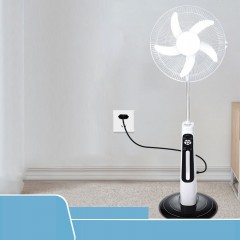 Ventilateur solaire avec éclairage LED USB