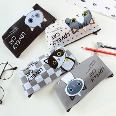 Trousse scolaire  translucide en silicone fournitures scolaires