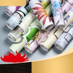 Papier peint floral autocollant