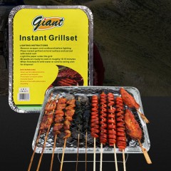 Grille de barbecue jetable avec four à charbon extérieur