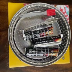 Grille de barbecue portable pour barbecue jetable