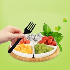 fourchette en plastique Fourche jetable en plastique