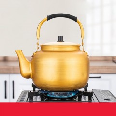 Bouilloire en aluminium jaune de grande capacité de 10 litres