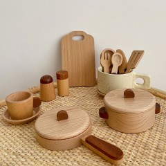 Vaisselle en bois, ustensiles de cuisine