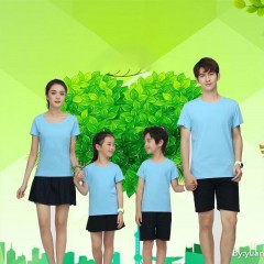 T-shirt col rond manches courtes parent-enfant
