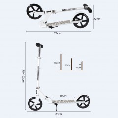 Trotinette pliable en fer