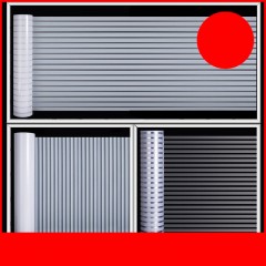 Autocollants pour verre PVC statique/adhésif bandes dépolies