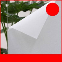 Autocollant pour verre statique noir/blanc givré en PVC