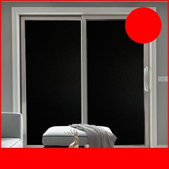Film autocollant de verre isolant la chaleur sans colle noir givré