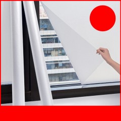Autocollant de verre anti-voyeur statique blanc