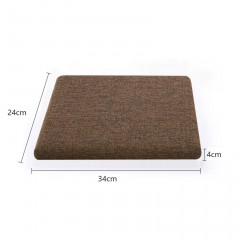 Coussin de chaise en latex nid d'abeille trous respirants double boucle
