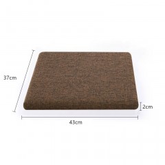 Coussin de chaise Memory Coton Coton Manteau lin Doublure