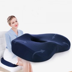 Coussin de chaise Memory Cotton creux respirant enfoncé enveloppé