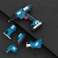 Newone Ensemble de combinaison d'outils électriques 1 perçeuse  électrique multifonctionnelle , 1 chargeur, 5 en 1