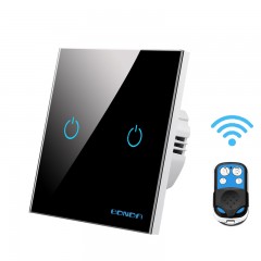 Interrupteur avec télécommande sans fil Touch 86 double commande
