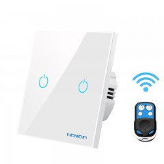 Interrupteur avec télécommande sans fil Touch 86 double commande