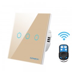 Interrupteur avec télécommande intelligente à trois touches