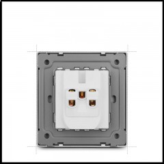 Interrupteur domestique moderne simple type 86