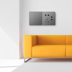 Interrupteur domestique moderne simple type 86