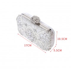 Sac de dîner pour femmes Sac de banquet en diamant