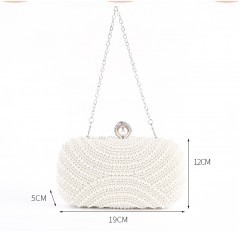 Sac de soirée pour femme perle acrylique résistant à l'usure