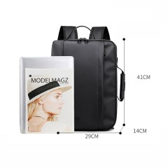 Sac à dos pour hommes léger et respirant tirant avec bande de fixation en nylon + tissu PU