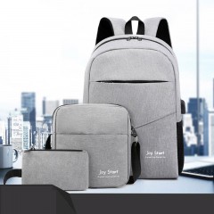 Sac à bandoulière pour homme port de charge USB Étiquette lumineuse respirante bandoulière