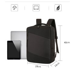 Sac à bandoulière pour les hommes Oxford tissu externe interface de charge USB imperméable