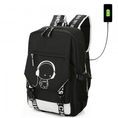 Sac à bandoulière pour homme avec interface USB externe Tissu en nylon résistant aux rayures et à