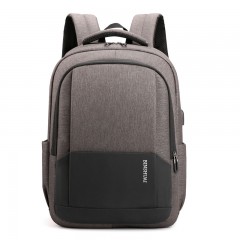 Sac à bandoulière USB trou de charge respirant maille coton tissu nylon pour les hommes