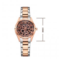 Montres dames avec disque en alliage de zinc mouvement à quartz