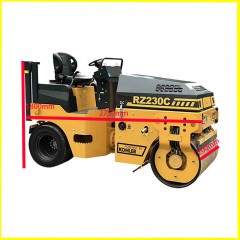 rouleau compacteur à un siège， entièrement hydrauliques et roues doubles en acier