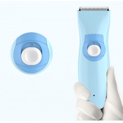 Bébé tondeuse à cheveux à faible bruit interrupteur poussoir imperméable