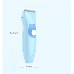 Bébé tondeuse à cheveux à faible bruit interrupteur poussoir imperméable