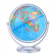 Globe terrestre  entièrement en plastique 720 degrés de rotation 25cm