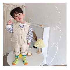 Chaussettes pour enfants cartoon moyen carton chaussettes en maille