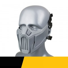 Masque de protection Zlang demi-visage TPR matériau très respirant