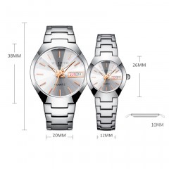 montre en acier Waterproof pour homme  avec quartz