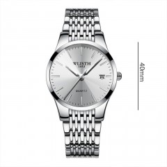 WLISTH montres hommes avec  calendrier lumineux aiguilles losange miroir
