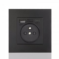 Prise française type-c USB domestique
